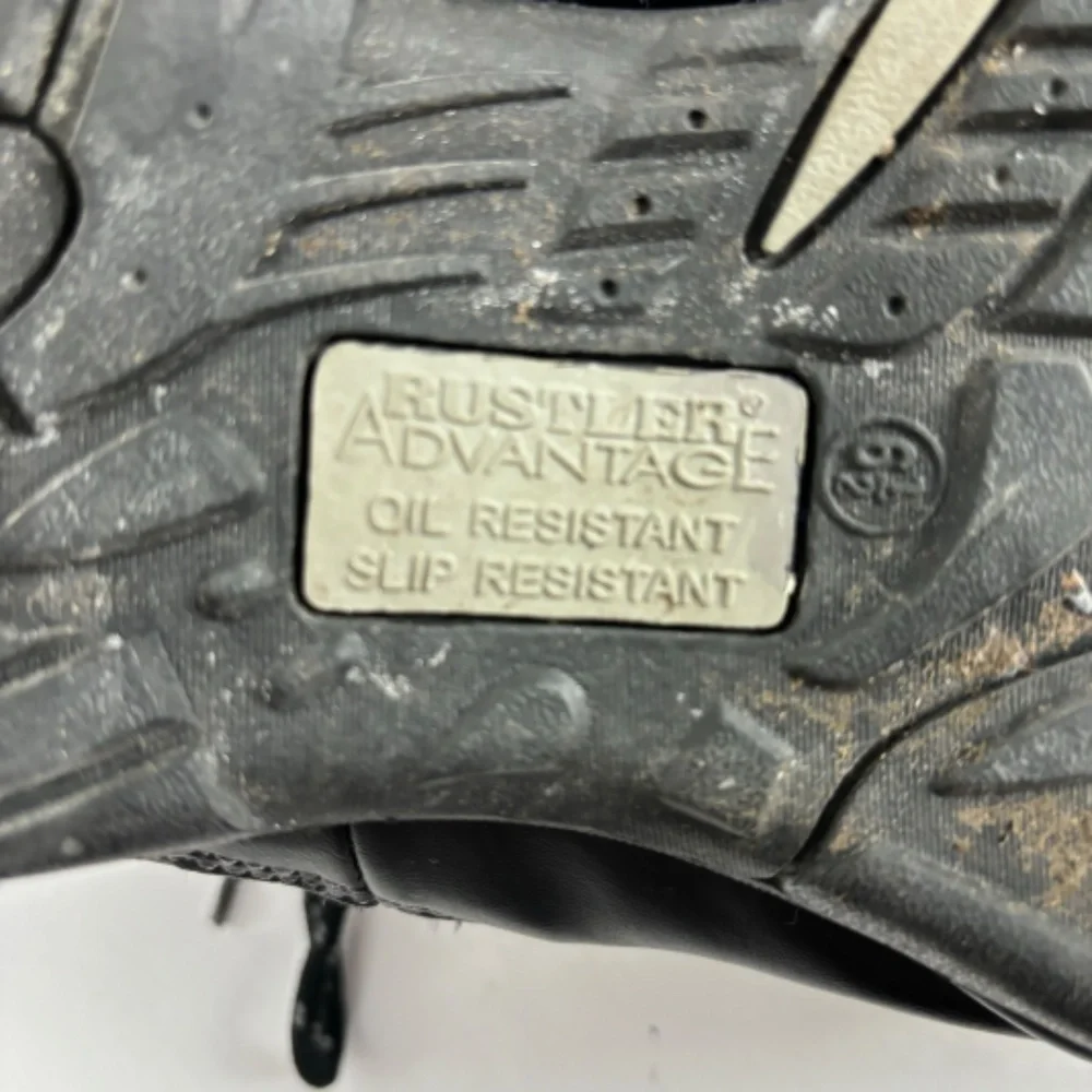 Rustler Advantage Slip Resistant Steel Toe Safety Shoes/low Boots Men's Size 6.5